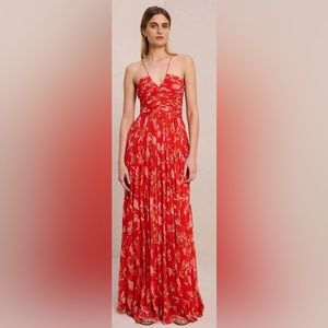 A.L.C. Annalise Silk Chiffon Dress
